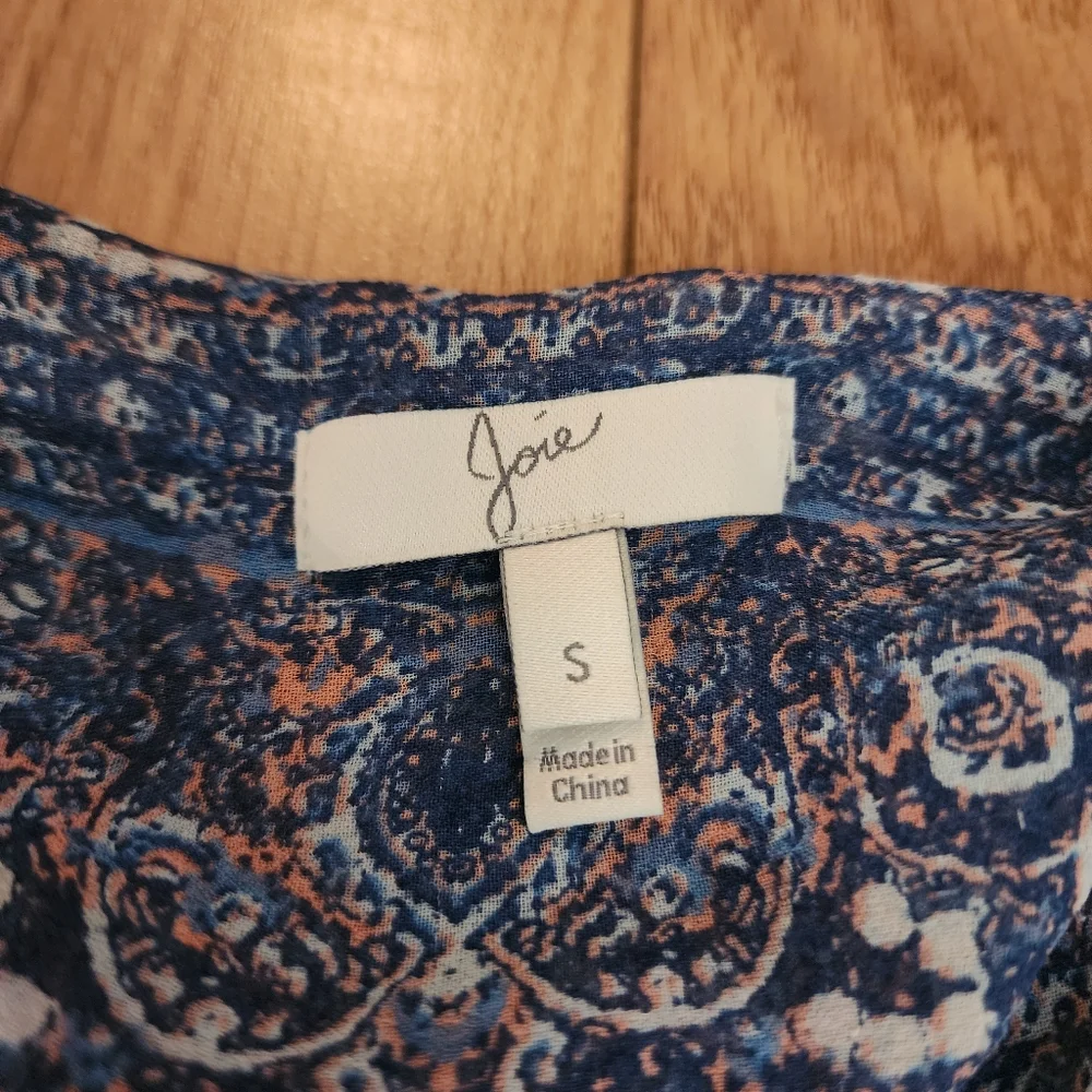 Joie Aidee Silk Mini Dress- S - Picture 2 of 14